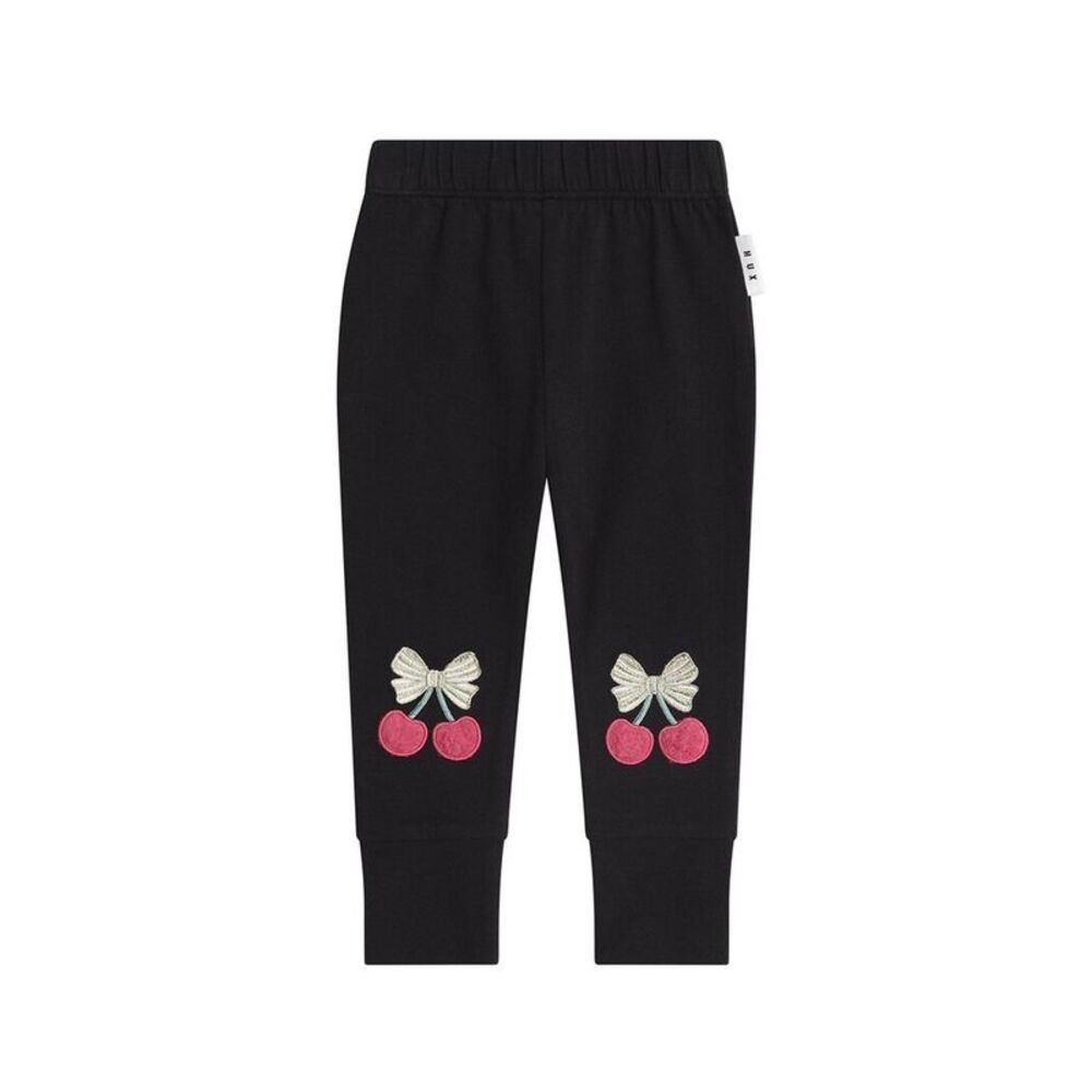 Huxbaby Girls Cherry Pie Legging, Black